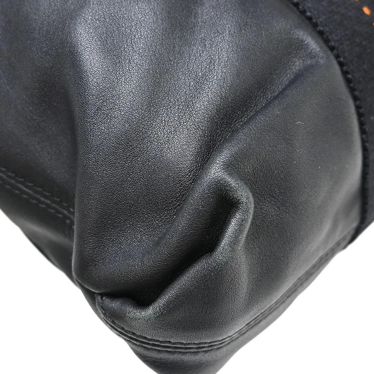 Hermes Horizontal Caravan Leather, Black, Leather, Tote Bag