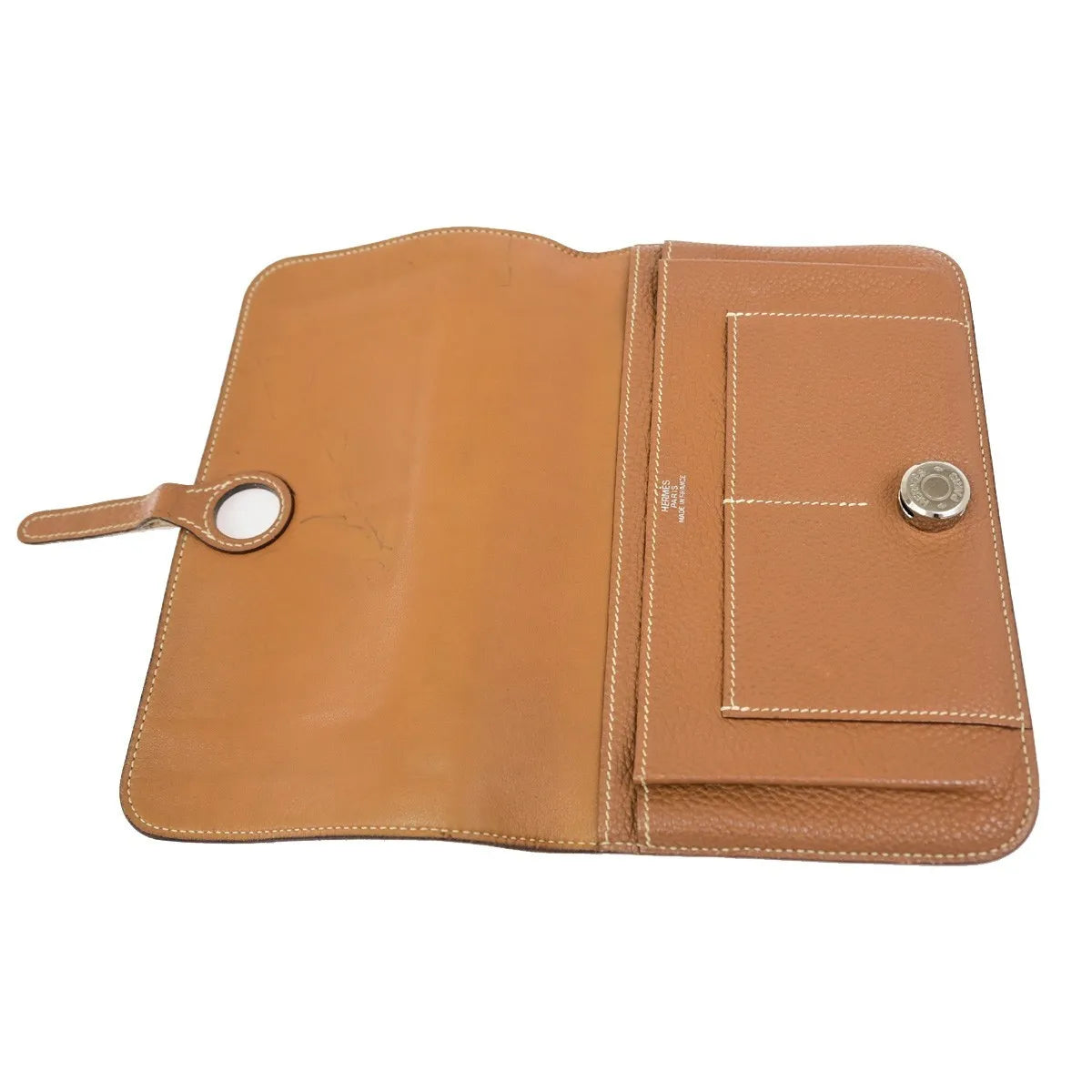 Hermes Dogon Duo Combined Leather, Brown, Leather, Wallet