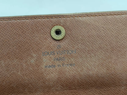 Louis Vuitton Porte Tresor International Monogram Canvas, Brown, Canvas, Wallet
