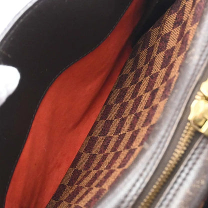 Louis Vuitton Triana Damier, Brown, Canvas, Handbag
