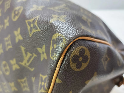 Louis Vuitton Speedy Monogram Canvas, Brown, Canvas, Handbag