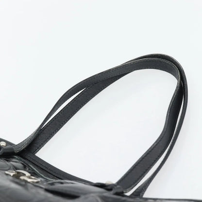 Salvatore Ferragamo Gancini Tote Patent leather, Black, Patent Leather, Tote Bag