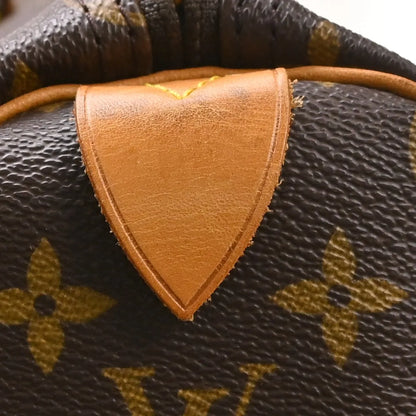 Louis Vuitton Keepall Monogram, Brown, Canvas, Travel Bag
