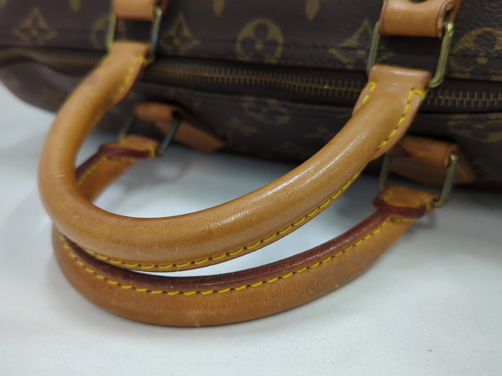 Louis Vuitton Speedy Monogram Canvas, Brown, Canvas, Handbag
