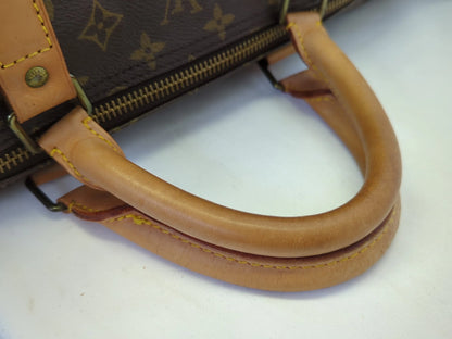 Louis Vuitton Keepall Monogram Canvas, Brown, Canvas, Travel Bag