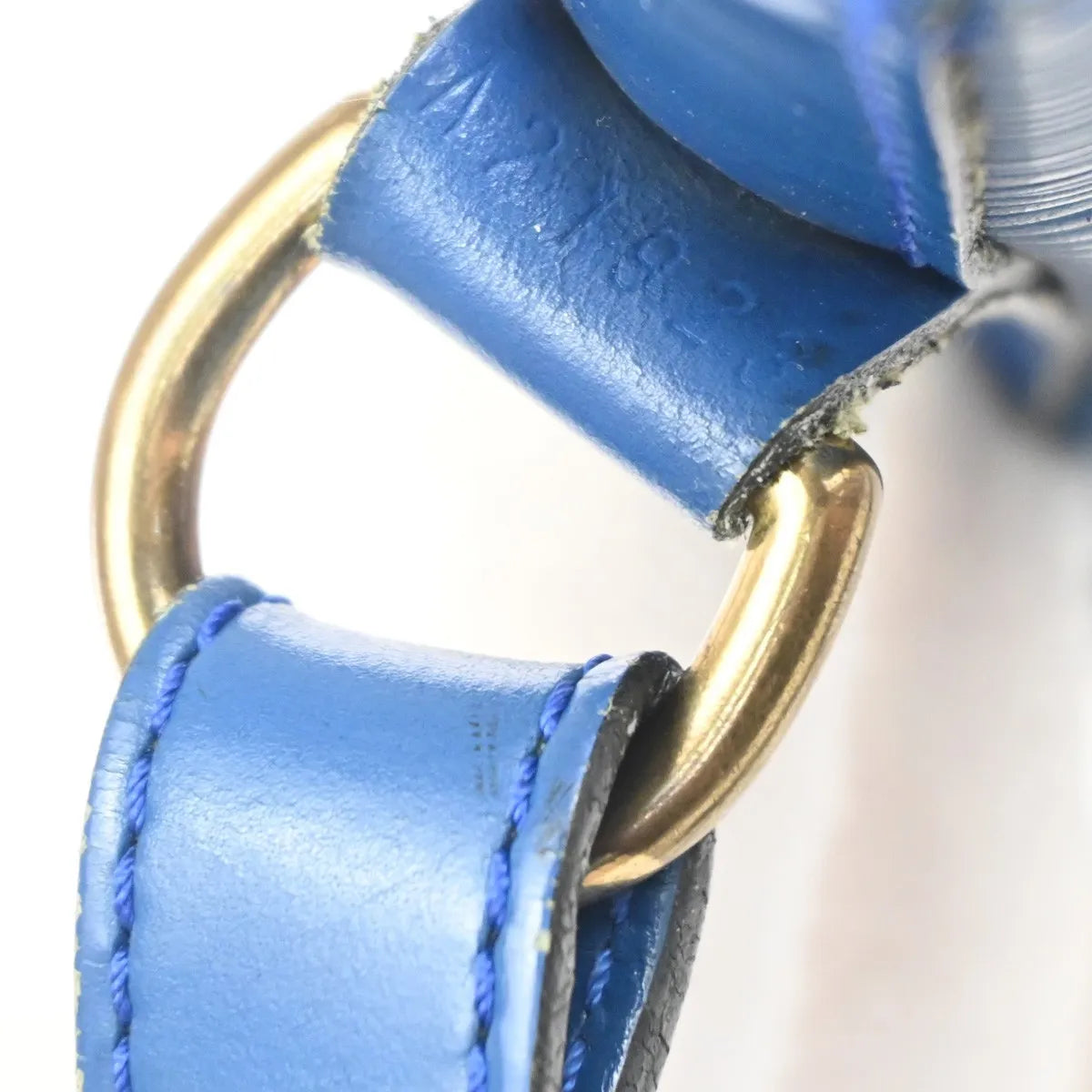 Louis Vuitton Petit Noe Epi Leather, Blue, Leather, Shoulder Bag