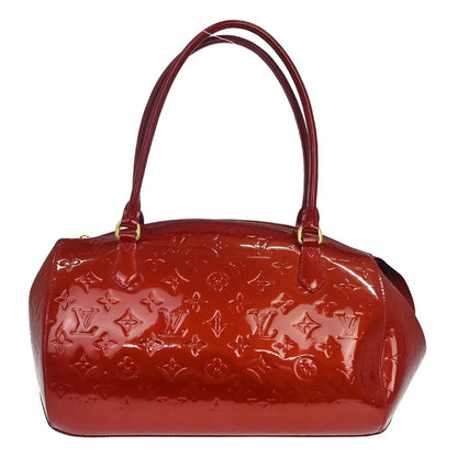 Louis Vuitton Sherwood Monogram, Red, Patent Leather, Handbag