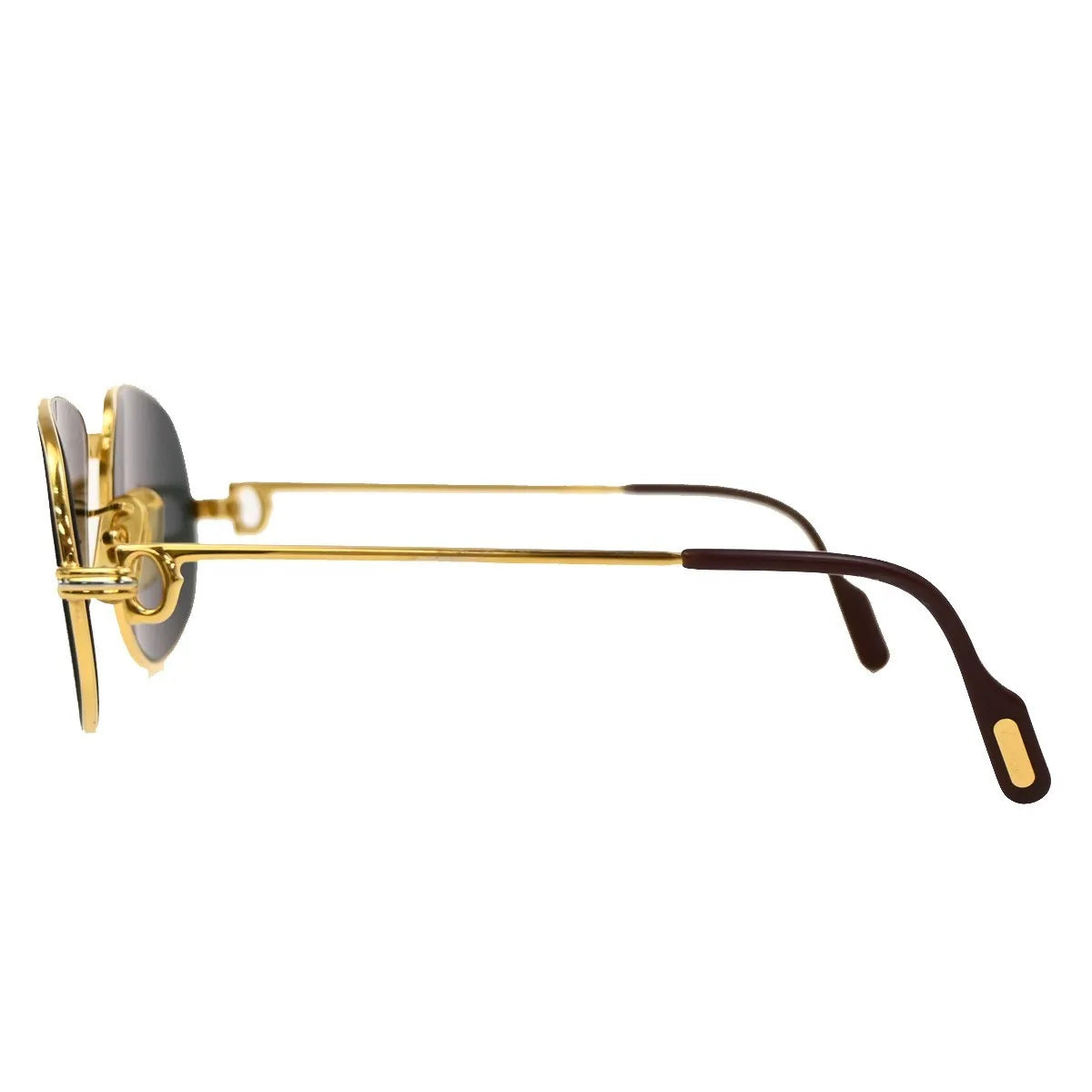 Cartier Romance Metal, Gold, Metal, Sunglasses