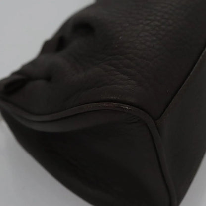 Bvlgari Handbag Leather, Brown, Leather, Handbag