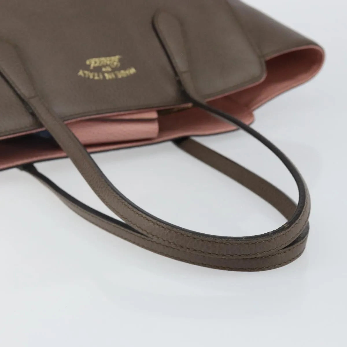 Gucci Swing Tote Leather, Gray, Leather, Tote Bag
