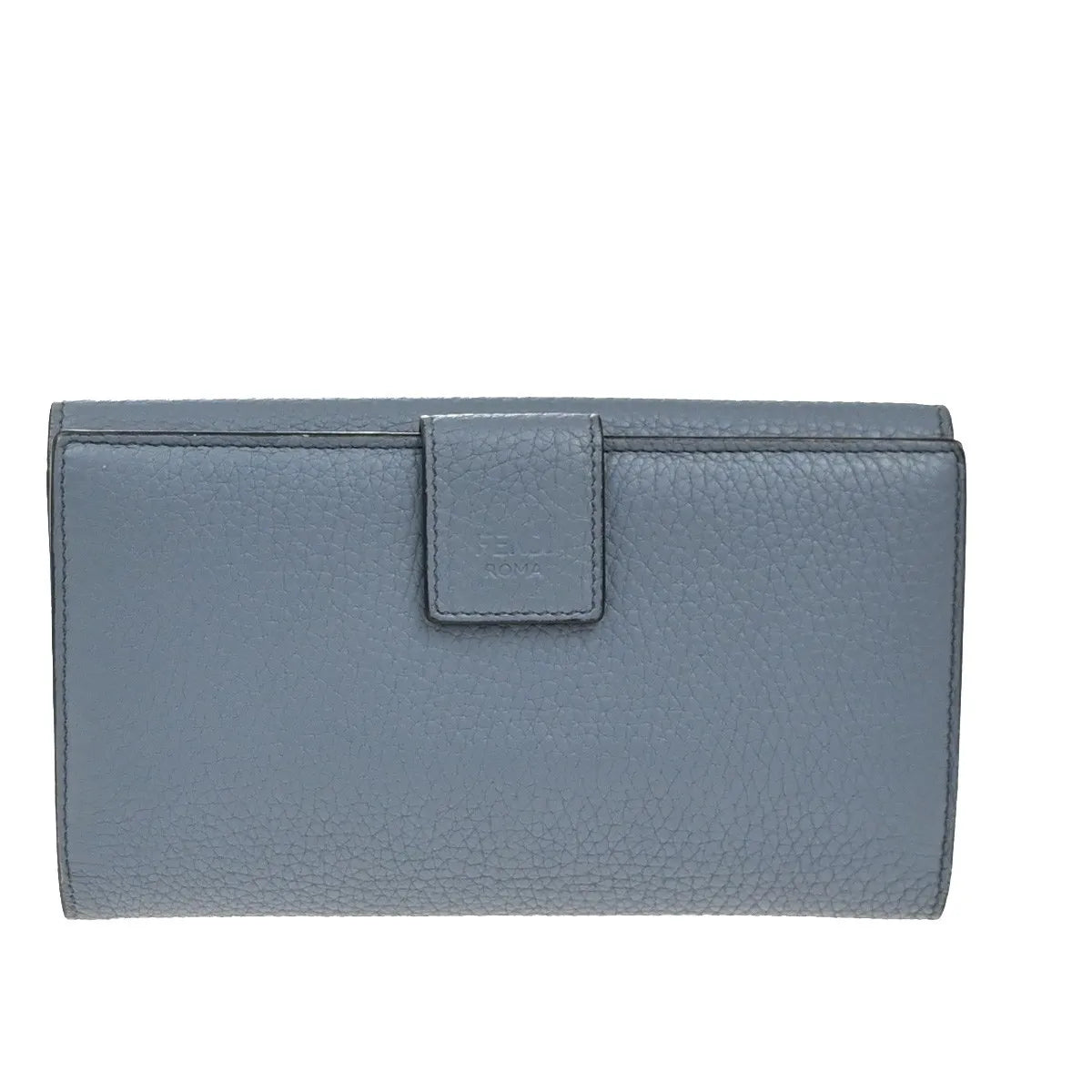 Fendi Peekaboo Leather, Blue, Leather, Wallet