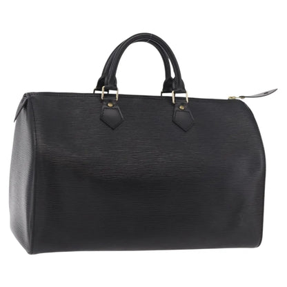 Louis Vuitton Speedy Epi Leather, Black, Leather, Handbag