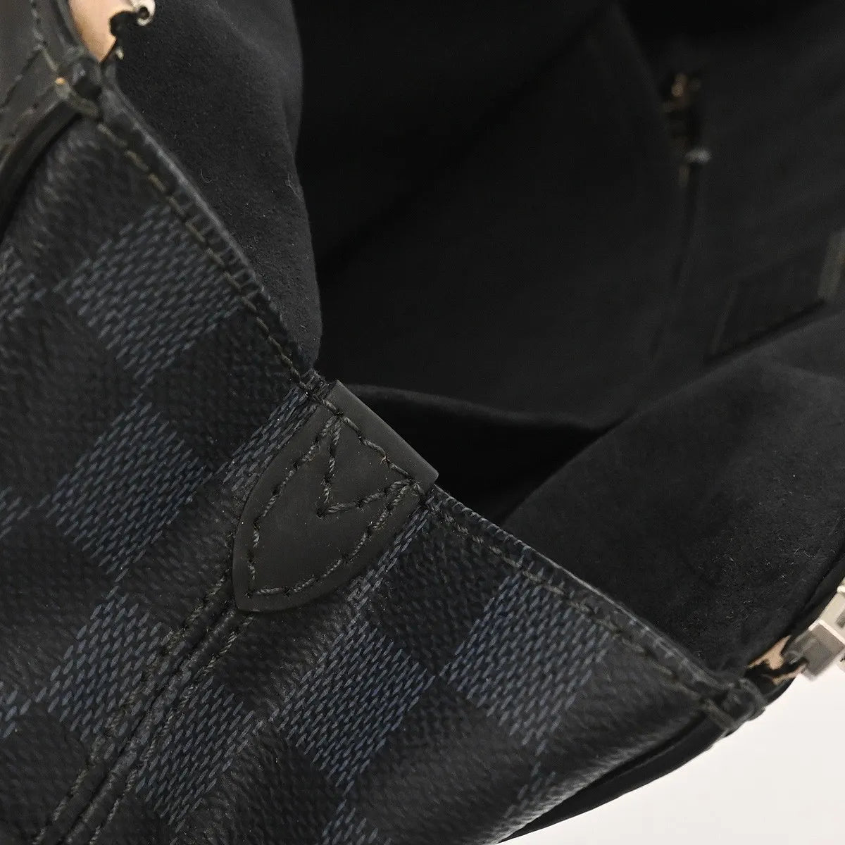 Louis Vuitton Greenwich Messenger Damier Cobalt, Black, Canvas, Shoulder Bag