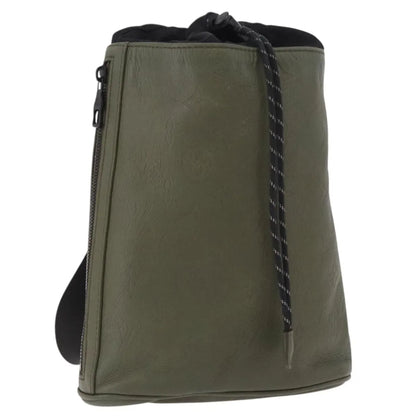 Louis Vuitton Chalk Sling Monogram Shadow Leather, Green, Canvas, Shoulder Bag