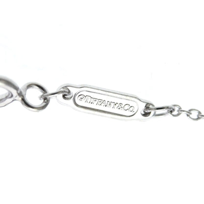 Tiffany & Co. T Smile Pendant 18K White Gold, Silver, White Gold, Necklace