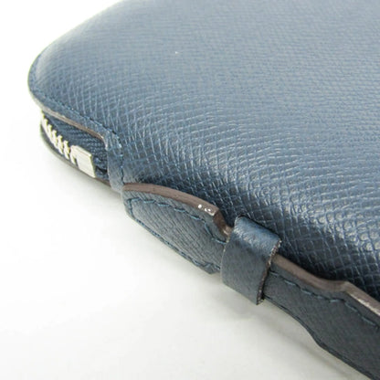Louis Vuitton Atoll Organizer Taiga Leather, Blue, Leather, Wallet
