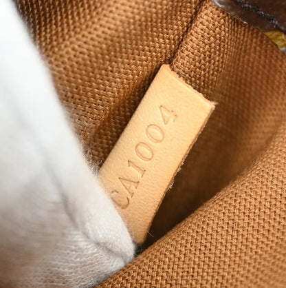 Louis Vuitton Pochette Gange Monogram Canvas, Brown, Canvas, Clutch