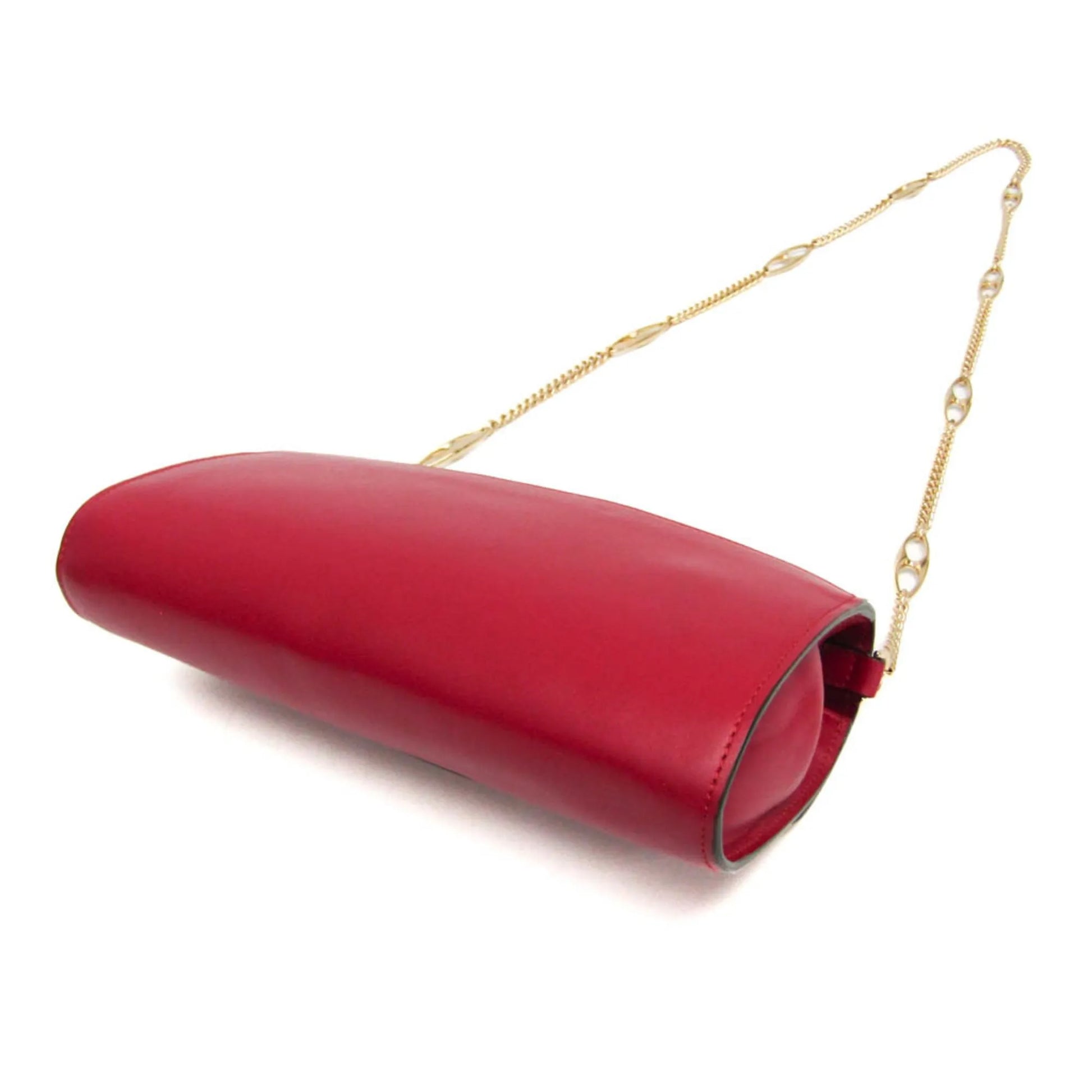 Gucci Zumi Leather, Red, Leather, Shoulder Bag