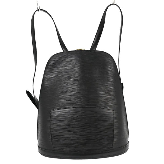 Louis Vuitton Gobelins Epi Leather, Black, Leather, Backpack