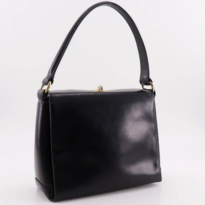 Gucci Vintage Leather, Black, Leather, Shoulder Bag