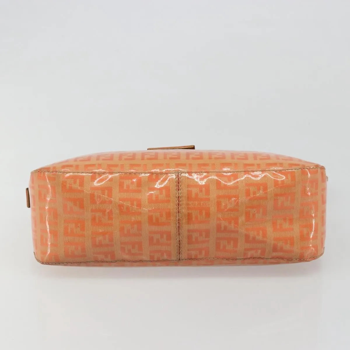 Fendi Zucchino Canvas Mamma Baguette canvas, Orange, Canvas, Shoulder Bag