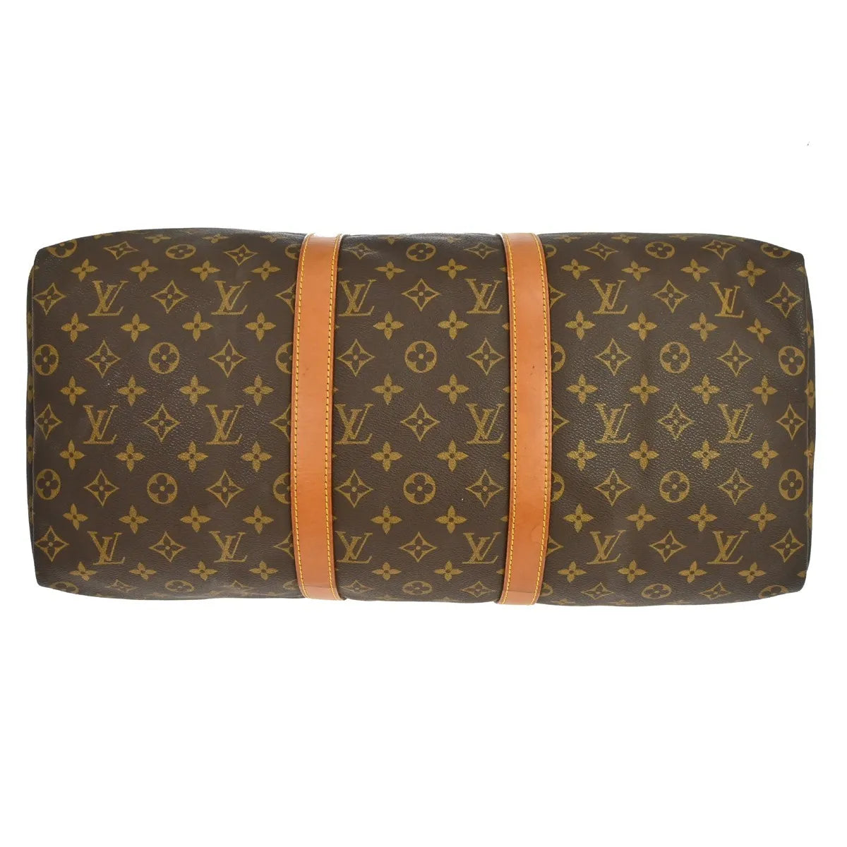 Louis Vuitton Keepall Monogram Canvas, Brown, Canvas, Travel Bag