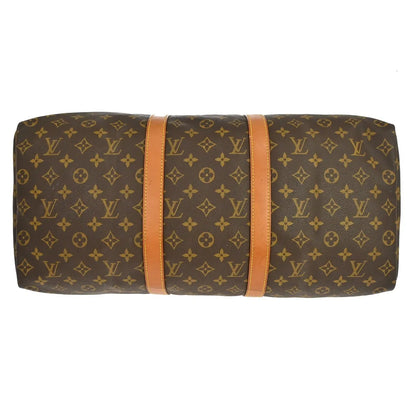 Louis Vuitton Keepall Monogram Canvas, Brown, Canvas, Travel Bag
