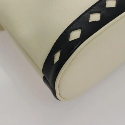 Saint Laurent Vintage Leather, White, Leather, Handbag