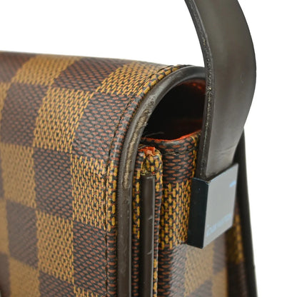Louis Vuitton Tribeca Carre Damier, Brown, Canvas, Shoulder Bag