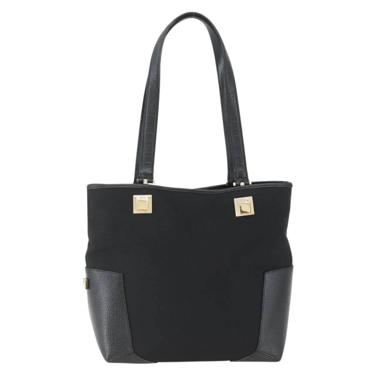 Salvatore Ferragamo Vintage Nylon, Black, Nylon, Tote Bag