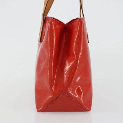 Louis Vuitton Reade Monogram Vernis, Red, Patent Leather, Handbag