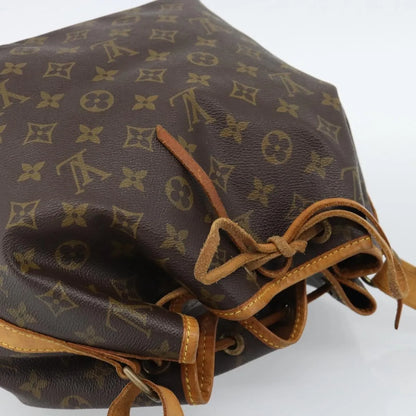 Louis Vuitton Petit Noe Monogram Canvas, Brown, Canvas, Shoulder Bag