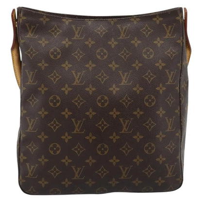 Louis Vuitton Looping Monogram Canvas, Brown, Canvas, Handbag