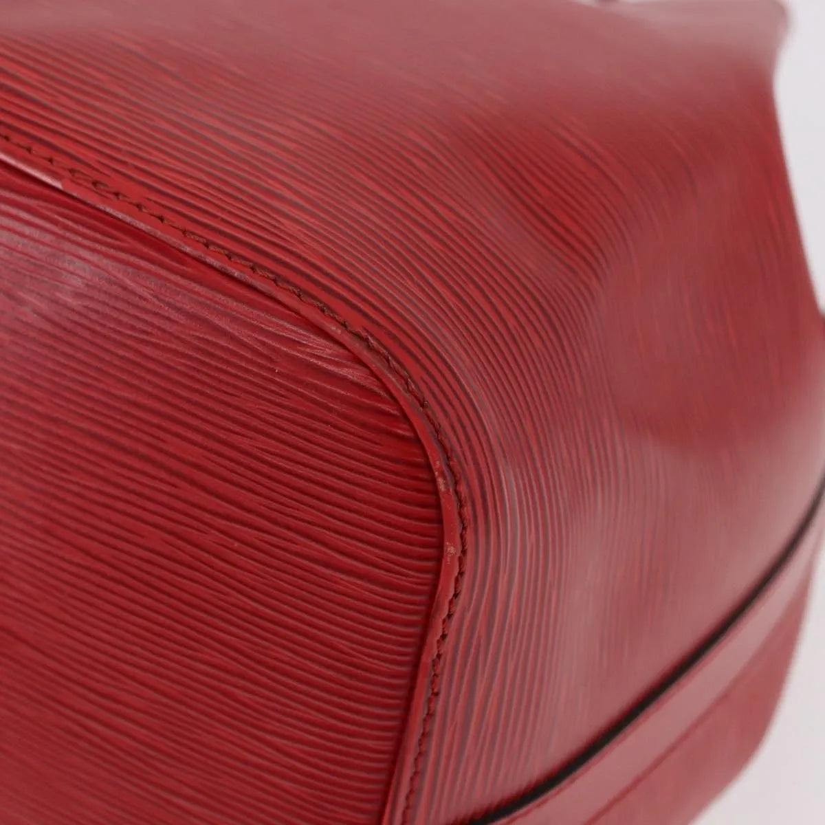Louis Vuitton Petit Noe Epi Leather, Red, Leather, Shoulder Bag