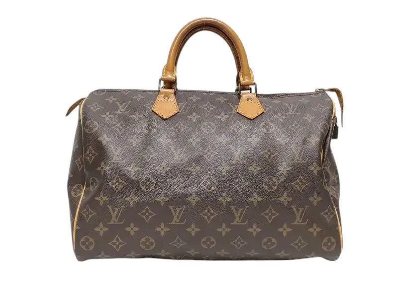 Louis Vuitton Speedy Monogram Canvas, Brown, Canvas, Handbag