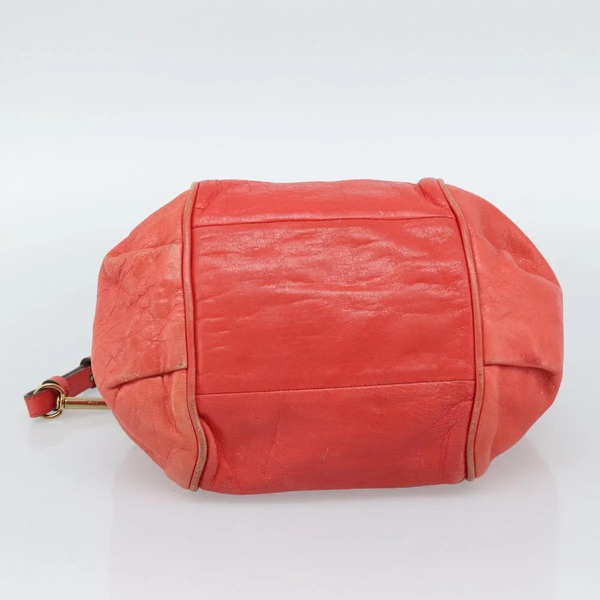 Chloe Ethel Leather, Red, Leather, Handbag