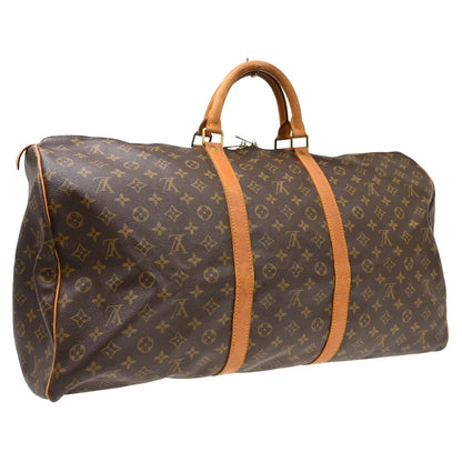 Louis Vuitton Keepall Monogram Canvas, Brown, Canvas, Travel Bag