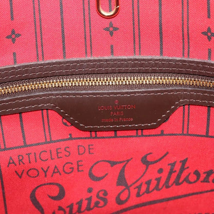 Louis Vuitton Neverfull Tote Damier, Brown, Canvas, Tote Bag