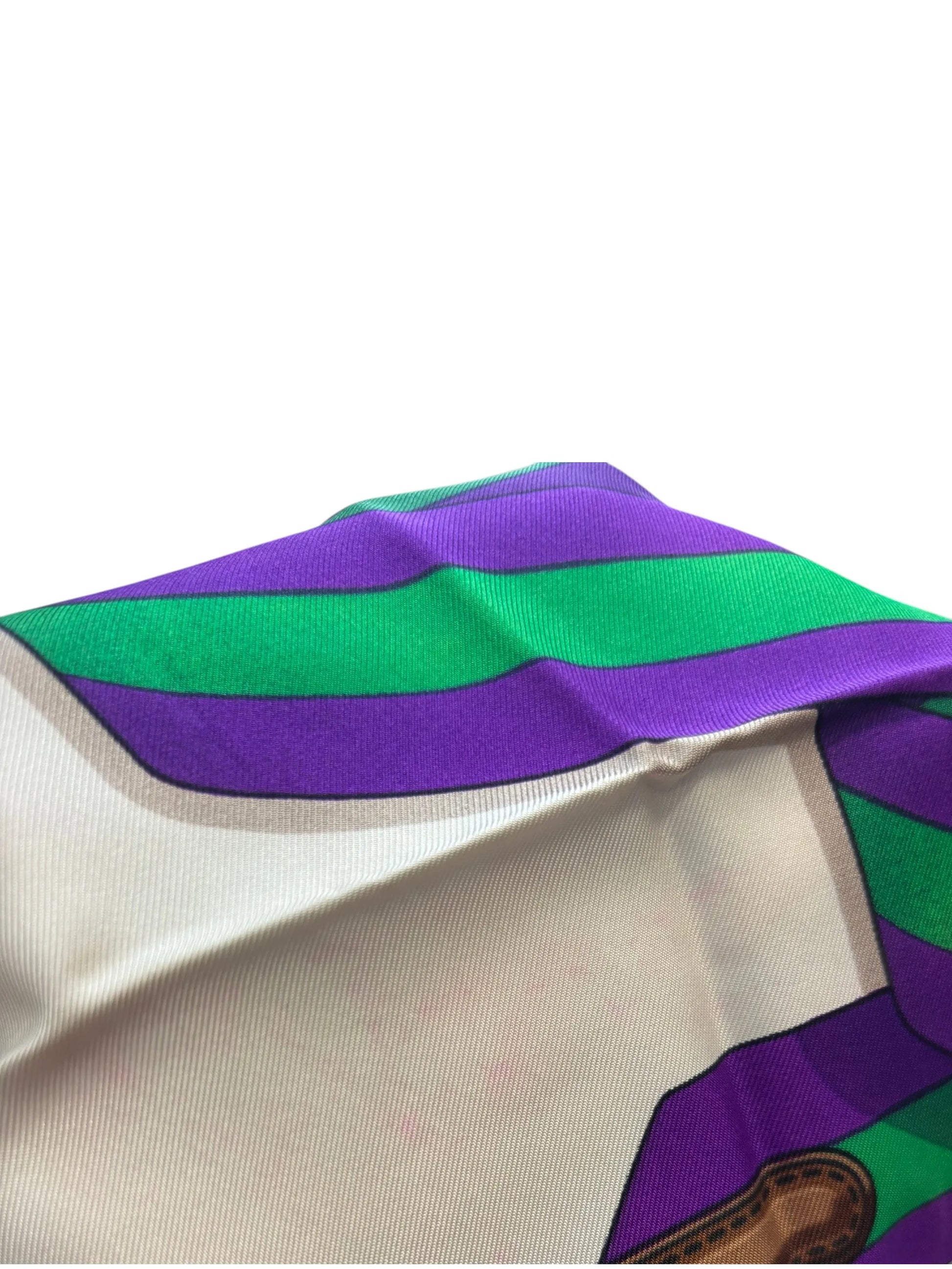Hermes Carré 90 Silk multicolor, Multicolour, Silk, Scarf
