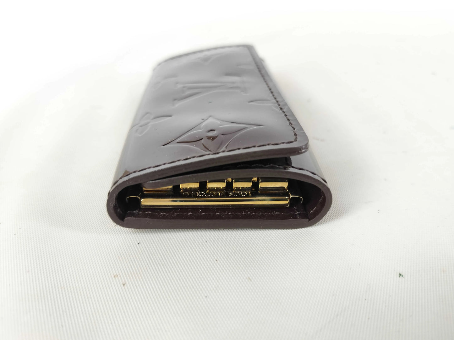 Louis Vuitton Multiclés 4 Cuir verni, Burgundy, Patent Leather, Wallet