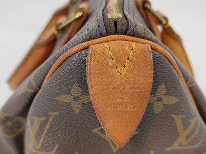 Louis Vuitton Speedy Monogram Canvas, Brown, Canvas, Handbag