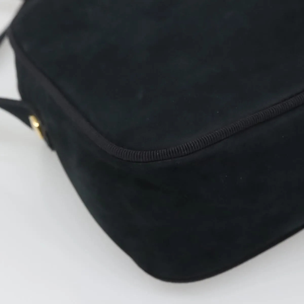 Salvatore Ferragamo Vara Bow camera Suede, Navy, Suede, Shoulder Bag