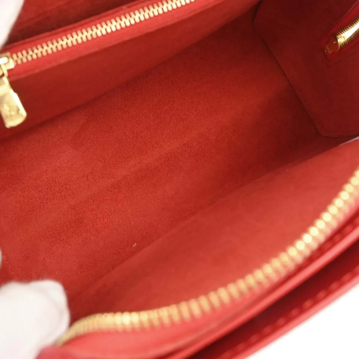 Louis Vuitton Pont Neuf Epi, Red, Leather, Handbag