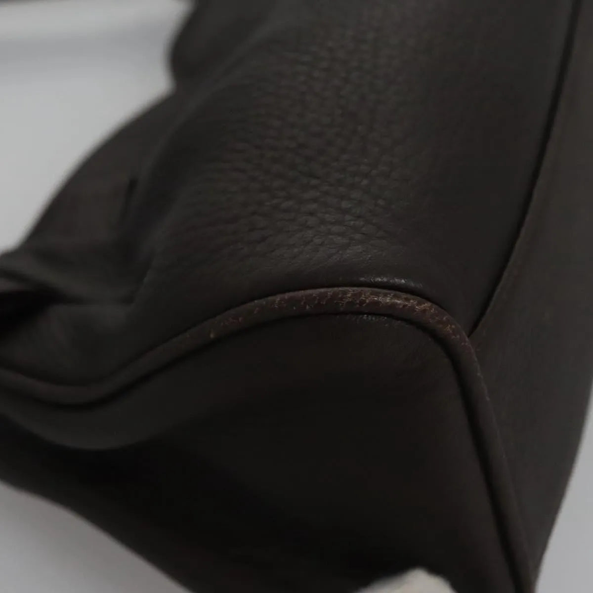Bvlgari Handbag Leather, Brown, Leather, Handbag