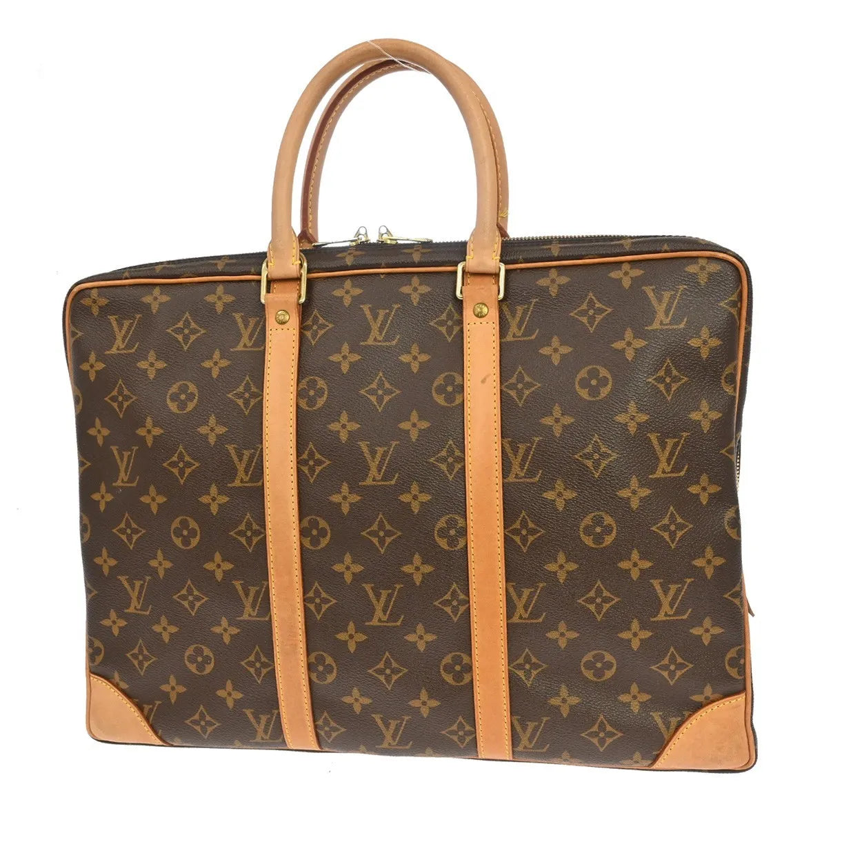 Louis Vuitton Porte-Documents Voyage Monogram Canvas, Brown, Canvas, Briefcase