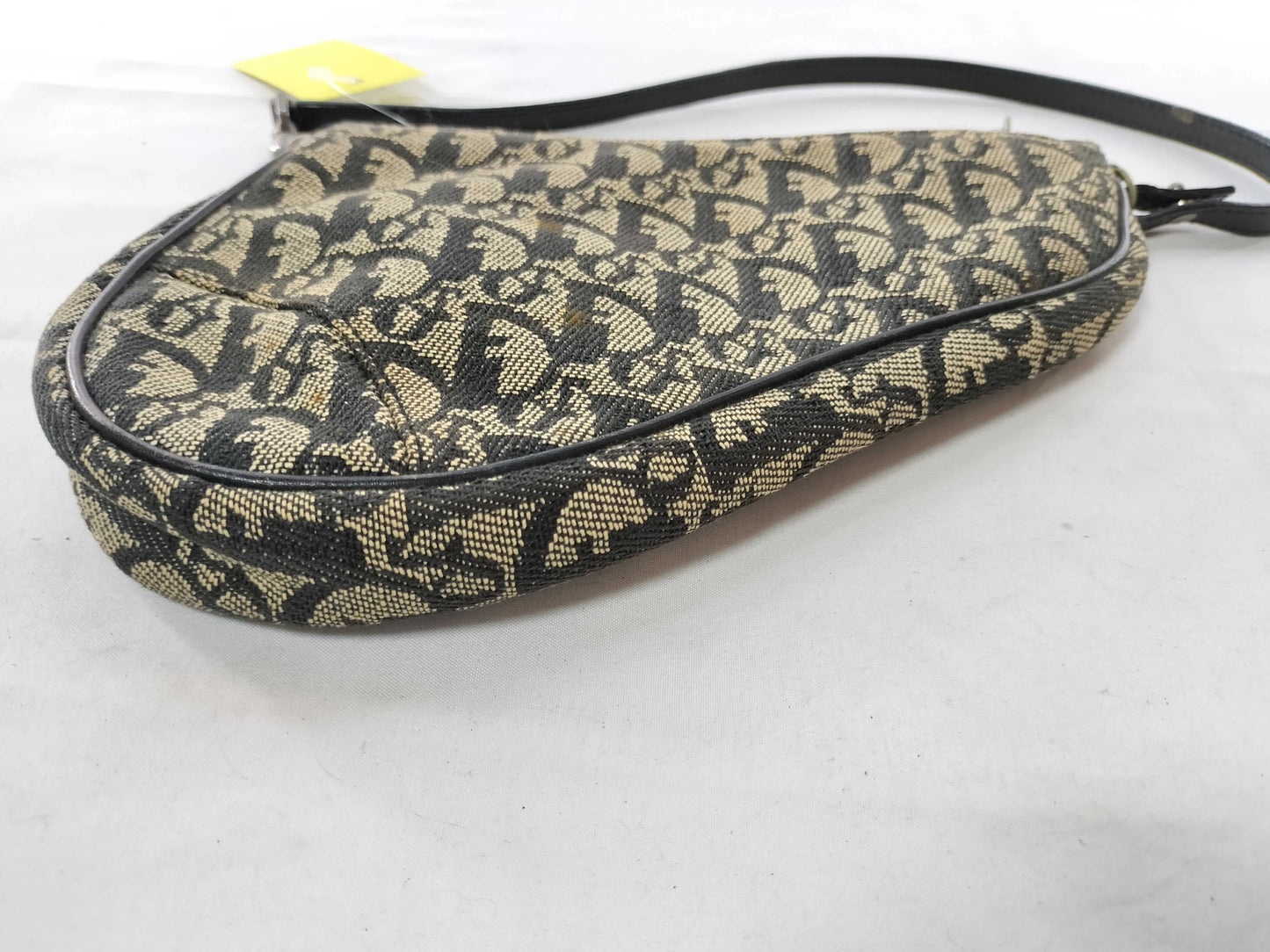 Christian Dior Vintage Saddle Diorissimo Canvas, Multicolour, Canvas, Shoulder Bag