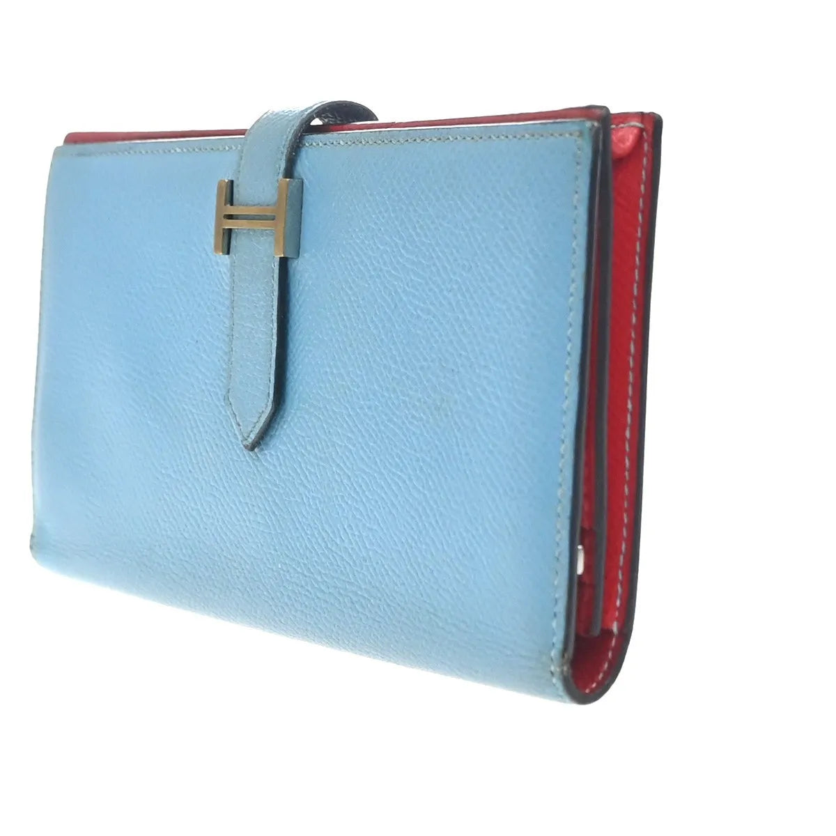Hermes Bearn Epsom, Multicolour, Leather, Wallet