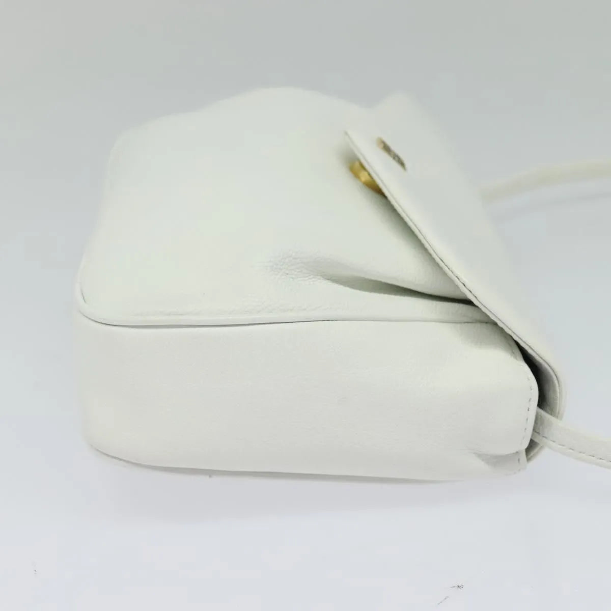 Givenchy Vintage 4G Leather, White, Leather, Shoulder Bag