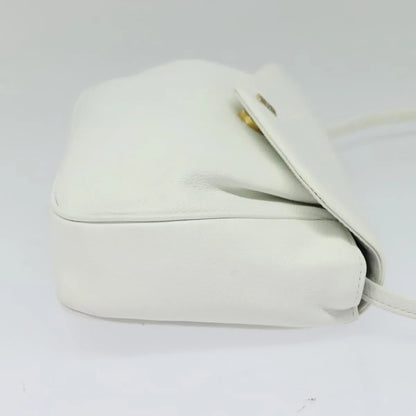 Givenchy Vintage 4G Leather, White, Leather, Shoulder Bag