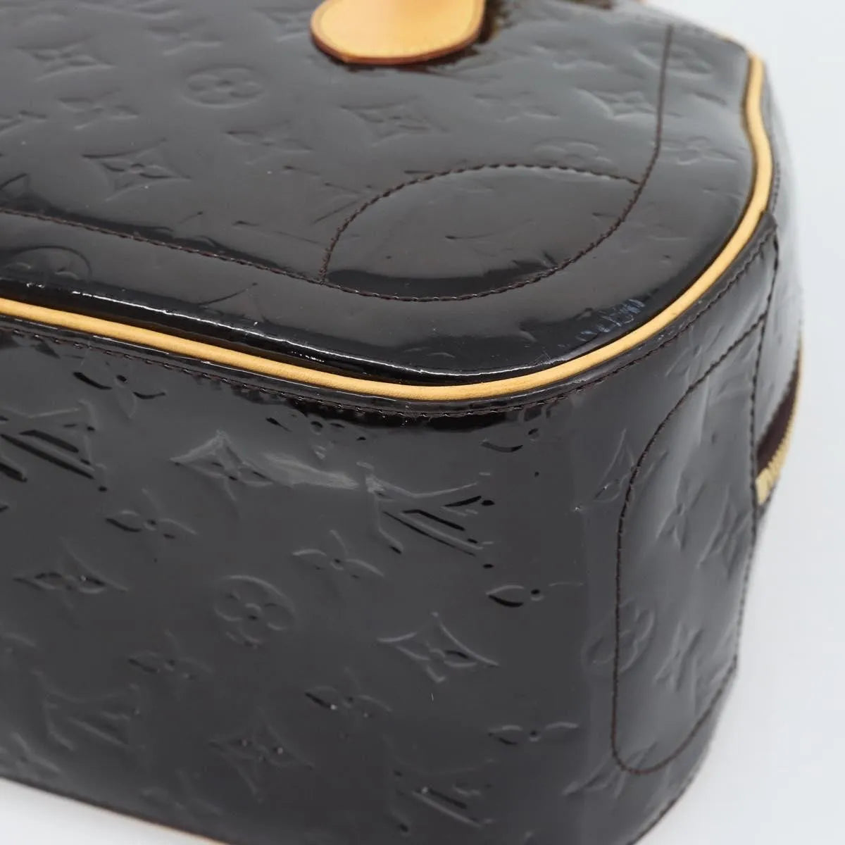 Louis Vuitton Summit Drive Monogram Vernis, Black, Patent Leather, Handbag